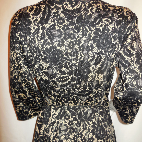 Maxi Dress LARGE NWT Stretchy Knit Long Wrap Dress HANDMADE unique rare - Picture 5 of 6